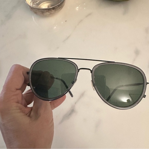Tomas Maier TM0007S SUNGLASSES black‎ aviator style